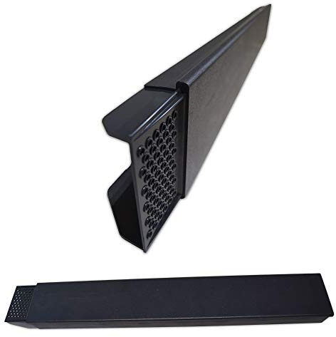 Manthorpe Smart Verge Linear Dry Verge - Left Hand Slate Grey - Gable/Apex Roof Tile Plastic End Cap