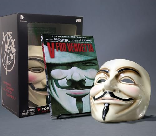 V for Vendetta Deluxe Collector Set: Book and Masket Set