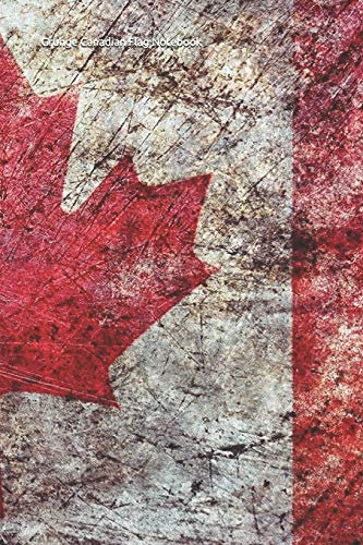Grunge Canadian Flag Notebook