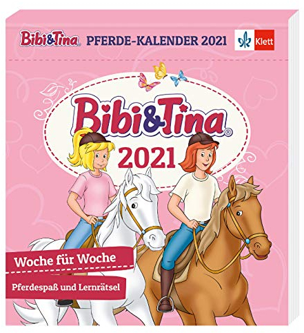 Bibi und Tina Kalender 2021: Postkartenkalender mit Pferdespaß und Lernrätseln, 1. und 2. Klasse, zum Aufstellen und Aufhängen: Woche für Woche Pferdespaß und Lernrätsel, 1./2. Klasse (Bibi & Tina)