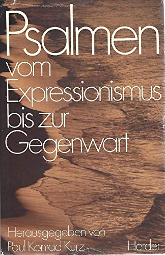 Psalmen vom Expressionismus bis zur Gegenwart
