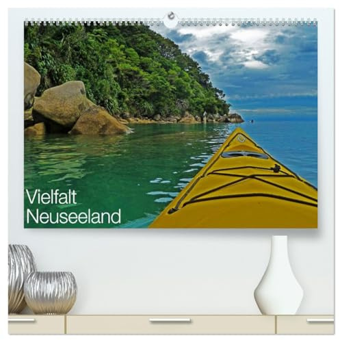 Vielfalt Neuseeland (hochwertiger Premium Wandkalender 2026 DIN A2 quer), Kunstdruck in Hochglanz: Reichtümer der Natur Aotearoas - dem Land der langen weißen Wolke (CALVENDO Orte)