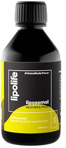 High Strength Liposomal Trans-Resveratrol. Advanced Nutrient delivery from lipolife. Targeting Cellular Absorption. 240ml. No Flavours or sweeteners.