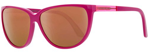 Porsche Design Damen Sonnenbrille P8588, Gr. Medium, Rot (Rot D)