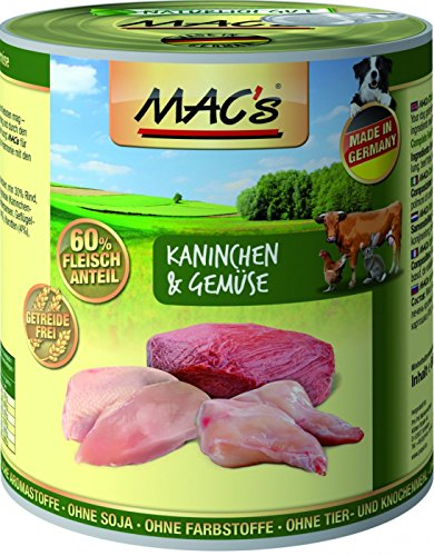 MAC's Dog mit Kaninchen, Rind & Gemüse 6 x 800 g
