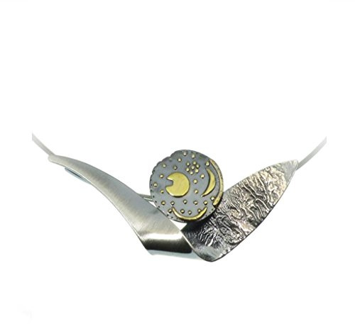Himmelsscheibe von Nebra, Collier Barke 925/- Silber, Sternenschmuck