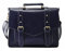 ECOSUSI Umhängetasche Damen Vintage Laptoptasche 14.7 Schultertaschen Arbeitstasche Handtasche Blau
