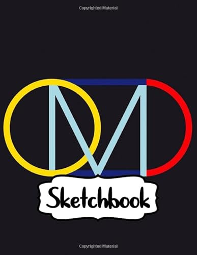 Sketchbook: Orchestral Manoeuvres in the Dark OMD English Electronic Band Architecture & Morality (1981) Album, Large Notebook for Drawing, Doodling ... ( Blank Paper Drawing and Write Sketchbooks )