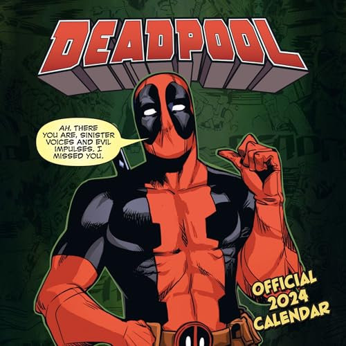 Deadpool – Offizieller Kalender 2024: Original Danilo-Kalender [Mehrsprachig] [Kalender] (Wall-Kalender)
