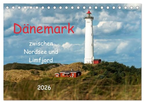 Dänemark zwischen Nordsee und Limfjord (Tischkalender 2026 DIN A5 quer), CALVENDO Monatskalender: 13 Fotos des Nordwestens von Jütland (CALVENDO Orte)