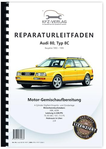 Audi 80 Typ 8C (93-96) Digifant Einspritz/Zündanlage 2,0l Reparaturanleitung