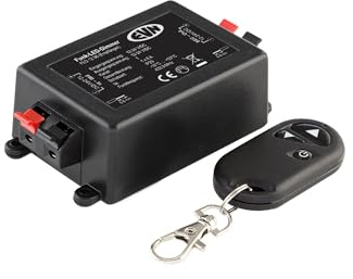 EVN FLD1296 A++ to A, Netzteil, Metall, 10 W, Integriert, grau, 35 x 35 x 25 cm