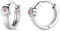 MIORE Mädchen Creolen | Blüten Design | 925 Sterling Silber | mit 2 Zirkonias von 0,08 Karat | hautfreundliche Silber Ohrringe | Damen Schmuck vom Juwelier