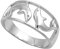 Kleine Schätze - Damen-Ring/Verlobungsring - 925 Sterlingsilber - Delphine