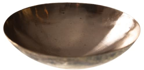 Bol kansu pour massage en métal pour les pieds et le visage utilisé en médecine ayurvédique à utiliser avec du beurre clarifié (traditionnel mat)