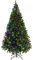 WeRChristmas Pre-Lit Spruce Multi-Function Christmas Tree, 2.1 m - 7 feet with 300-LED Lights, Multi-Colour