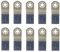 10 x SabreCut PR35F_10 Fine Tooth Blades Compatible with Bosch Fein (Non-StarLock) Makita Milwaukee Einhell Ergotools Hitachi Parkside Ryobi Worx Workzone Multitool Multi Tool Accessories