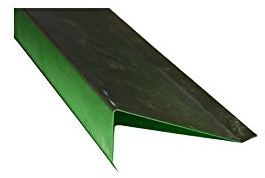 Ortgangblech für Flachdach 1 m lang Aluminium 0,8 mm (klein)