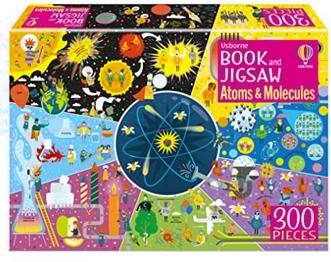 Usborne Book and Jigsaw Atoms and Molecules