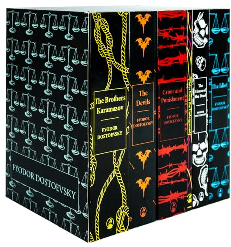 Complete Collection of Fyodor Dostoevsky 6 Books Set(Crime and Punishment, Notes From the Underground,The Brother Karamazov,The Devils,The House of the Dead,The Idiot)