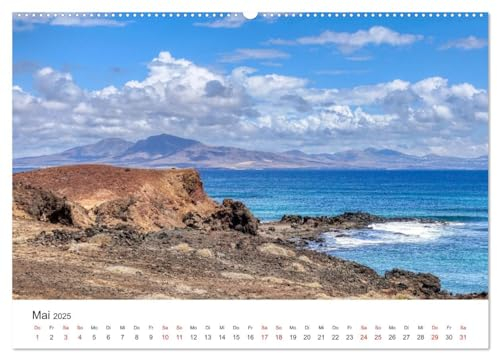 Isla de Lobos - Inseljuwel zwischen Fuerteventura und Lanzarote (Wandkalender 2025 DIN A2 quer), CALVENDO Monatskalender