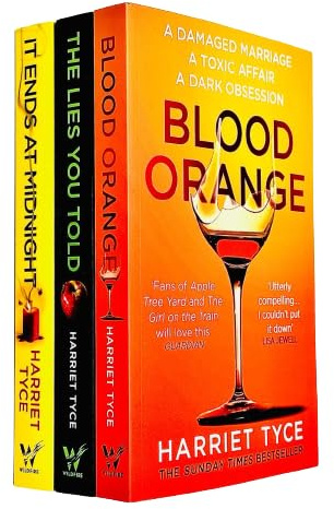 Harriet Tyce Collection 3 Books Set (Blood Orange, The Lies You Told & It Ends At Midnight)