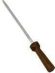 Chicago Cutlery Sharpening Steel Walnut Tradition 10 Stainless Steel Clampacked