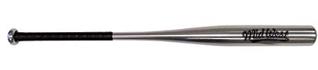 Midwest Adult Aluminium Bat - Silver/Black, 34 inch, multicolour, one size