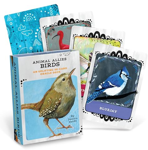 Animal Allies Birds Oracle Deck: An Uplifting 50-Card Oracle Deck with Guidebook (Em & Friends Animal Allies Decks)