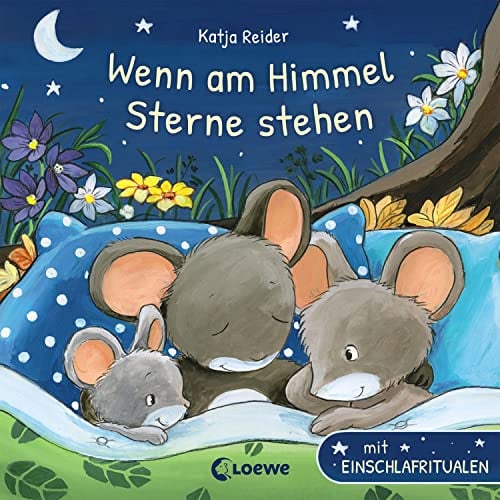 Wenn am Himmel Sterne stehen: Wunderschönes Pappbilderbuch mit Einschlafritualen für Kinder ab 18 Monaten