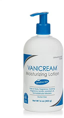 Vanicream Moisturizing Lotion with Pump | Fragrance and Gluten Free | For Sensitive Skin | 16 Ounce (Pack of 1)