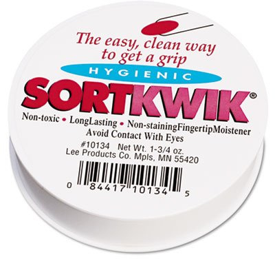 Sortkwik Fingertip Moisteners, 1 3/4 oz, Pink