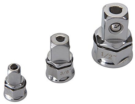 Silverline 959681 Ratchet Spanner Adaptor Set 3pce 3pce