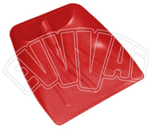 PALA DA NEVE A CUCCHIAIO 410X370 MM 650GR PLASTICA BADILE SPALANEVE SENZA MANICO