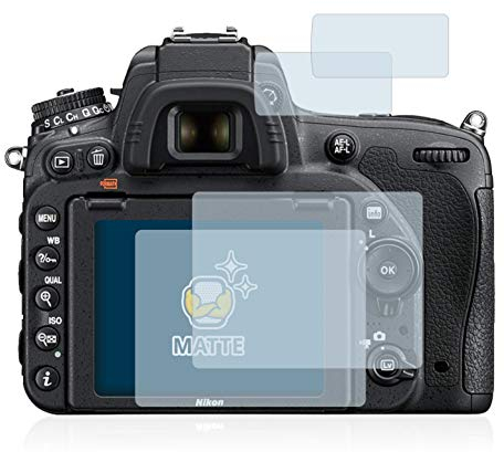 BROTECT Entspiegelungs-Schutzfolie für Nikon D750 (2 Stück) Matte Displayschutz-Folie, Anti-Reflex, Anti-Fingerprint