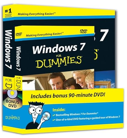 Windows 7 For Dummies, Book + DVD Bundle