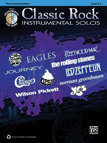 Classic Rock Instrumental Solos: Piano Accompaniment: Level 2-3 [With CD (Audio)] (Instrumental Play-Along)