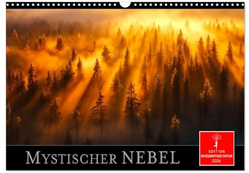 Mystischer Nebel (Wandkalender 2026 DIN A3 quer), CALVENDO Monatskalender: Lassen Sie sich von der Poesie der Natur verzaubern. (CALVENDO Natur)