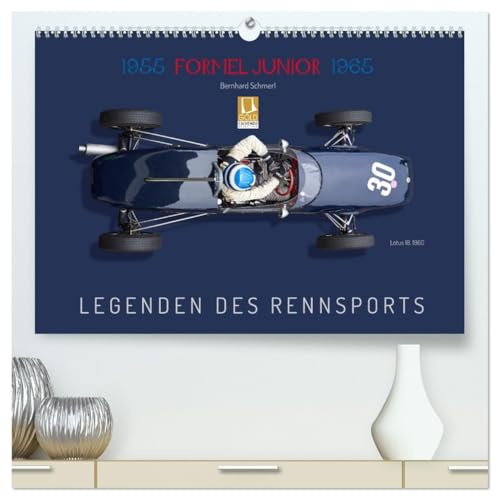 Legenden des Rennsports - Formel Junior 1955-1965 (hochwertiger Premium Wandkalender 2026 DIN A2 quer), Kunstdruck in Hochglanz: ... 50iger und 60iger Jahre (CALVENDO Mobilitaet)