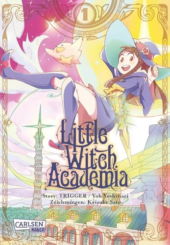Little Witch Academia 1: Lustige Fantasy-Manga-Adaption für Mädchen und Jungen ab 11 Jahren über die tollpatschige Nachwuchs-Hexe Akko