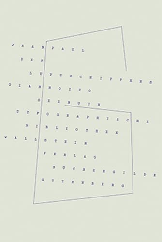 Des Luftschiffers Giannozzo Seebuch: Mit einem Nachwort von Norbert Miller (Typographische Bibliothek)