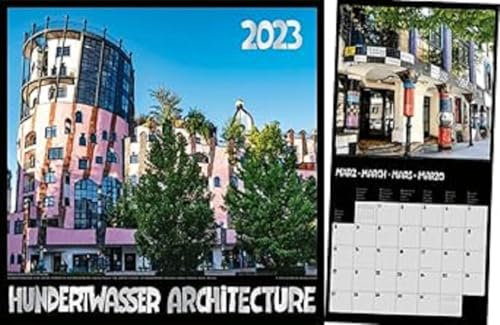 Hundertwasser Broschürenkalender Architektur 2023