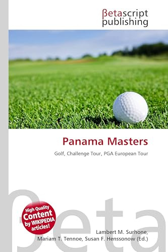 Panama Masters: Golf, Challenge Tour, PGA European Tour