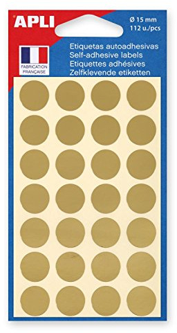 agipa Markierungspunkte, rund, selbstklebend, gold VE=1