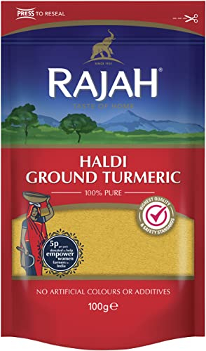 Rajah gemahlener Kurkuma – Kurkumapulver zum Würzen und Kochen – 1 x 100 g | 100g (1er Pack)
