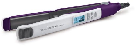 Vidal Sassoon VSST2967UK1 - Plancha para el pelo, con 9 niveles de temperatura, color morado