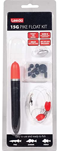 Leeda Pike Float 25G 5pk Black/Red, 25 g
