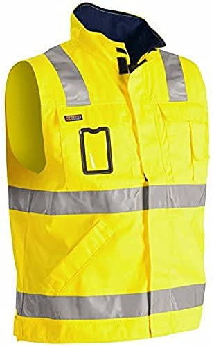 Blaklader 85051804 WAISTCOAT, Gelb/Marine, grootte S