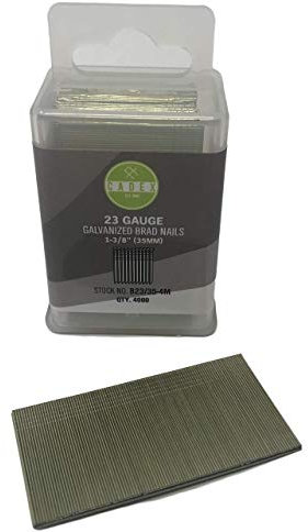 Cadex B23/35-4M 23-Gauge Brad Galvanized Brad Nails with 4000 Fasteners Per Box, 35mm