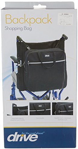 Drive Devilbiss Electric / Manual Wheelchair Back Pack Shopping Bag